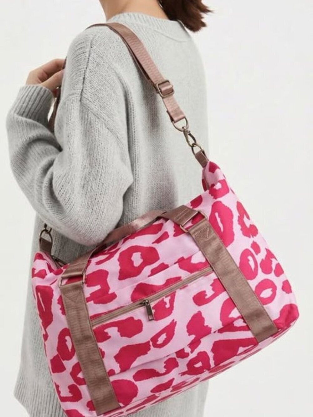 PINK CHEETAH BAG